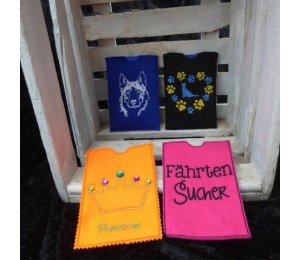 ITH - Stickserie Impfpasshüllen - Hund, Katze, Pferd, Kaninchen